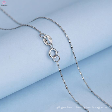 Красивая Серебряная Цепочка 925 Шаблоны Ожерелье Для Девочки